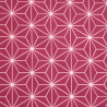 Printed Cotton CASUAL Raspberry / White